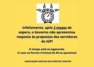 Sem resposta do governo o apagão da Perícia Médica está próximo!