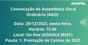 Convocação AGO AGAPEL