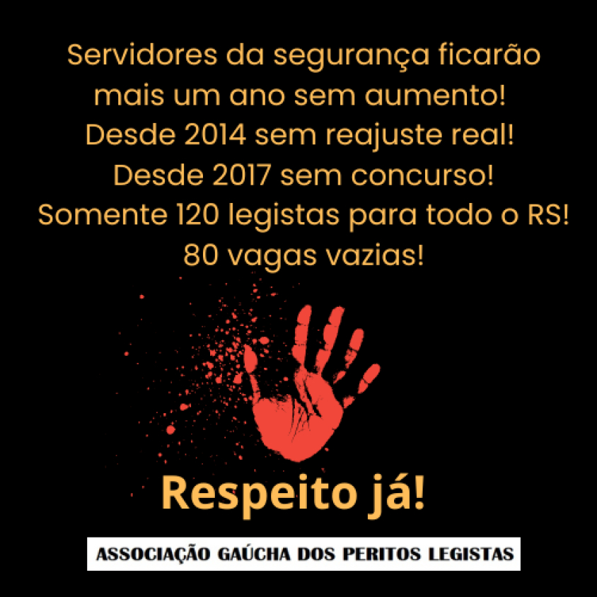 PERÍCIA DO RS MERECE RESPEITO!