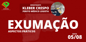 AULA GRATUITA ONLINE: EXUMAÇÃO - ASPECTOS PRÁTICOS